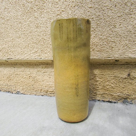 Gorgeous Wabi Sabi Style Handmade Ceramic Vase Pottery Bloom Vase/ Natural - Picture 7 of 9